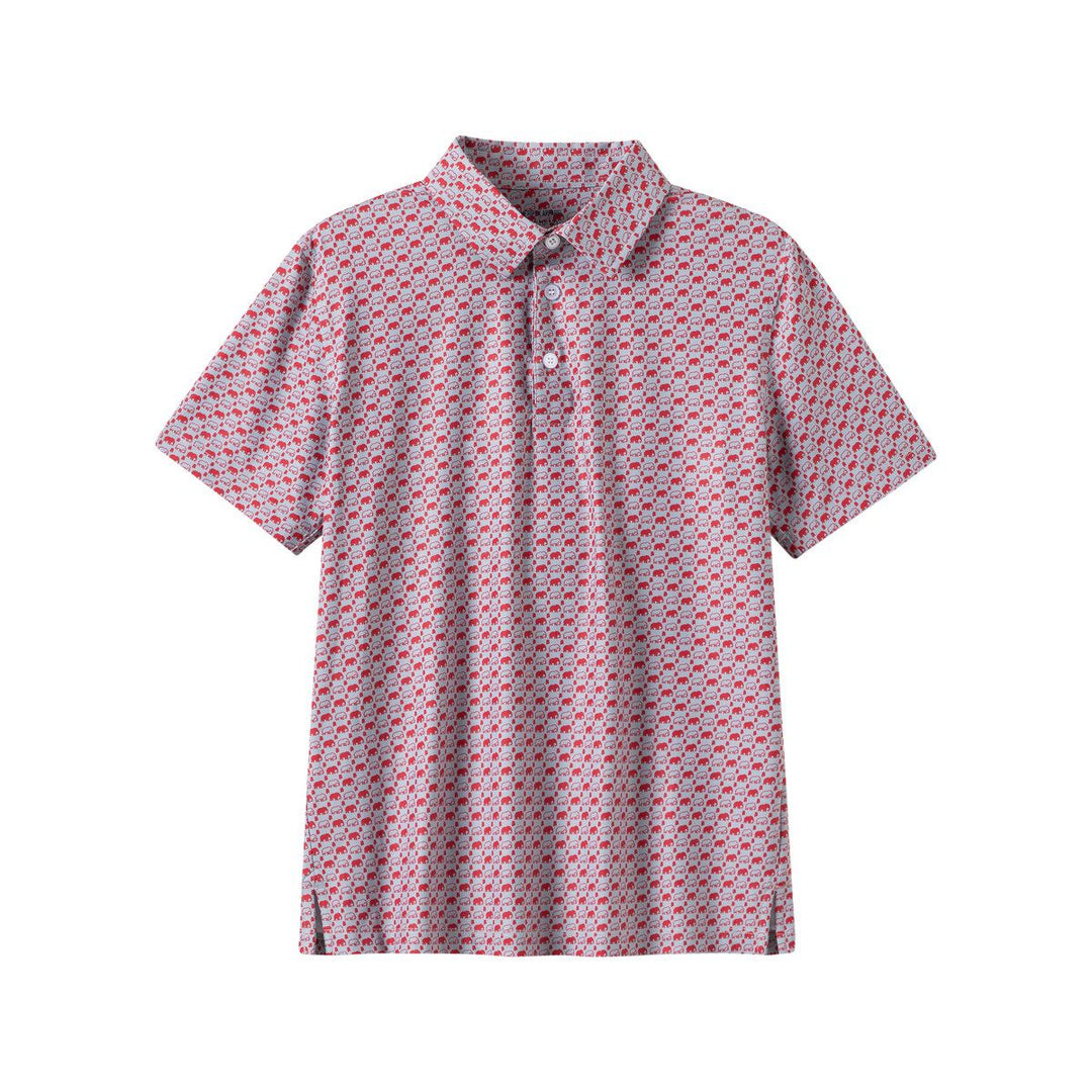 Performance Polo- Elephant AL Outline
