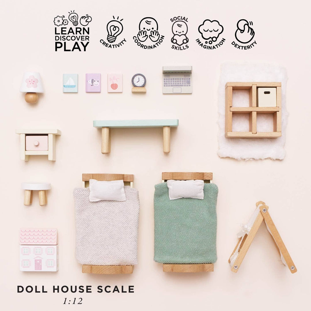 Dolls House Children's Bedroom Furniture
