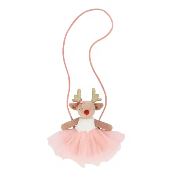 Pink Reindeer Purse