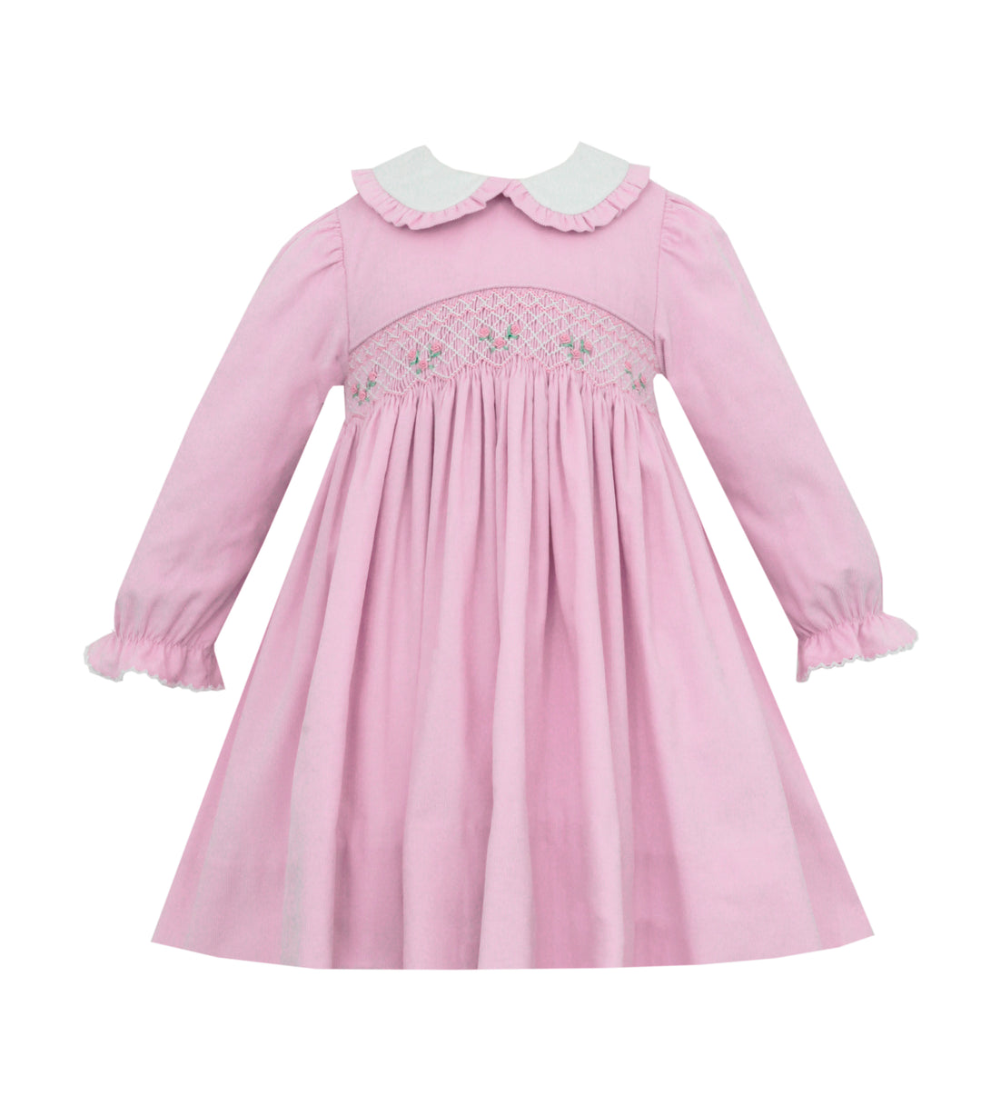 Pink corduroy dress
