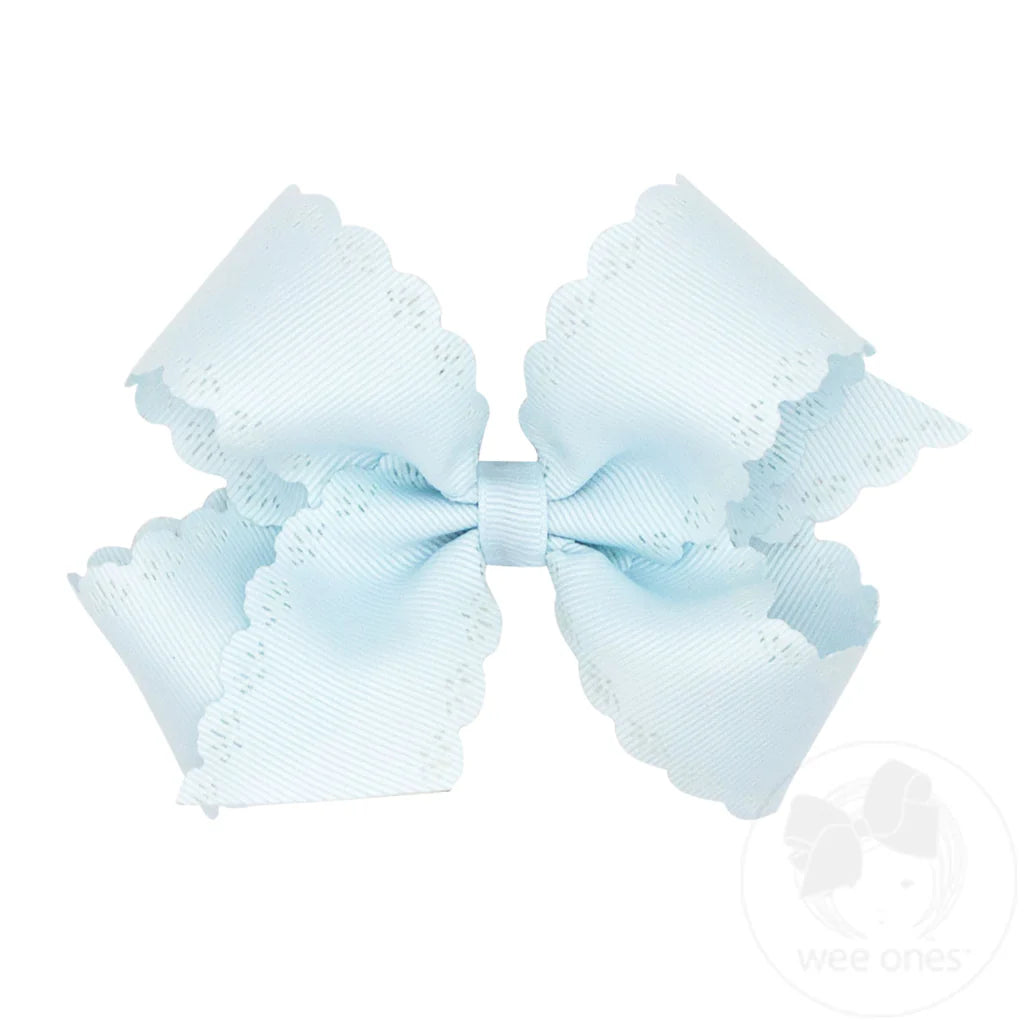 Medium Eyelet Bow- Multiple Colors