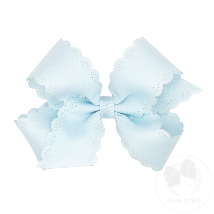 Medium Eyelet Bow- Multiple Colors