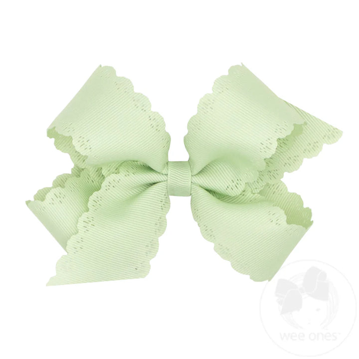 Medium Eyelet Bow- Multiple Colors