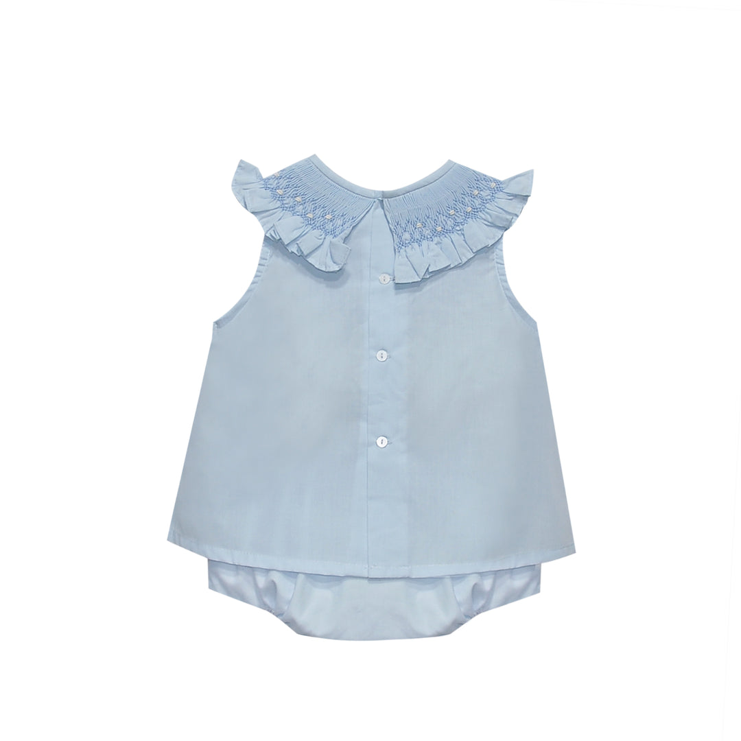 Blue Zadie Bloomer Set- Breezy Bluebell