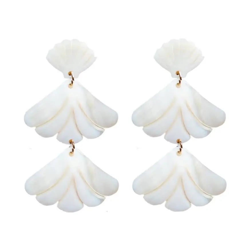 Mermaid Shell Statement Earrings
