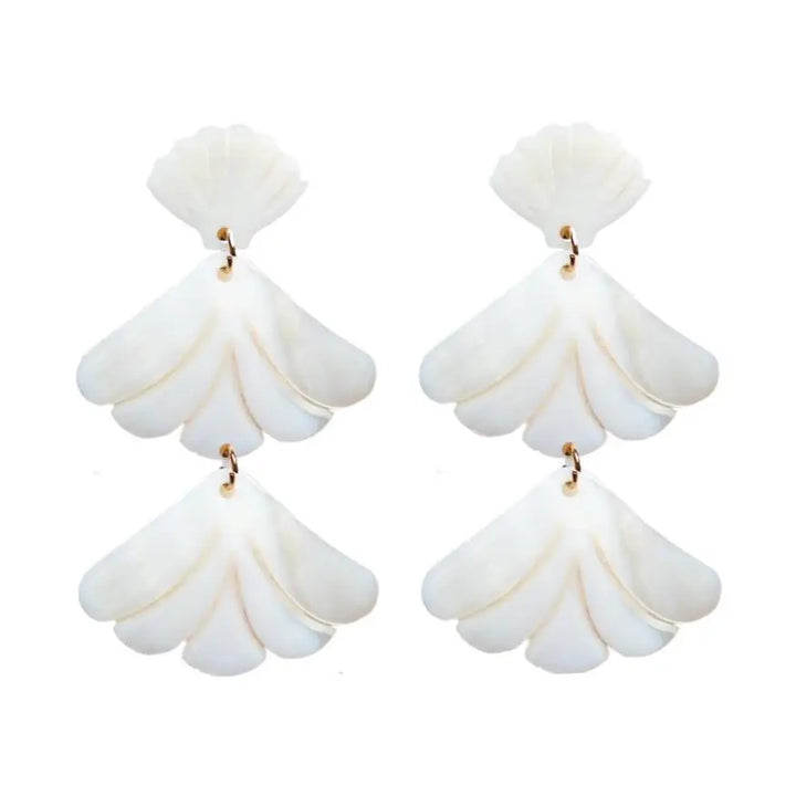 Mermaid Shell Statement Earrings
