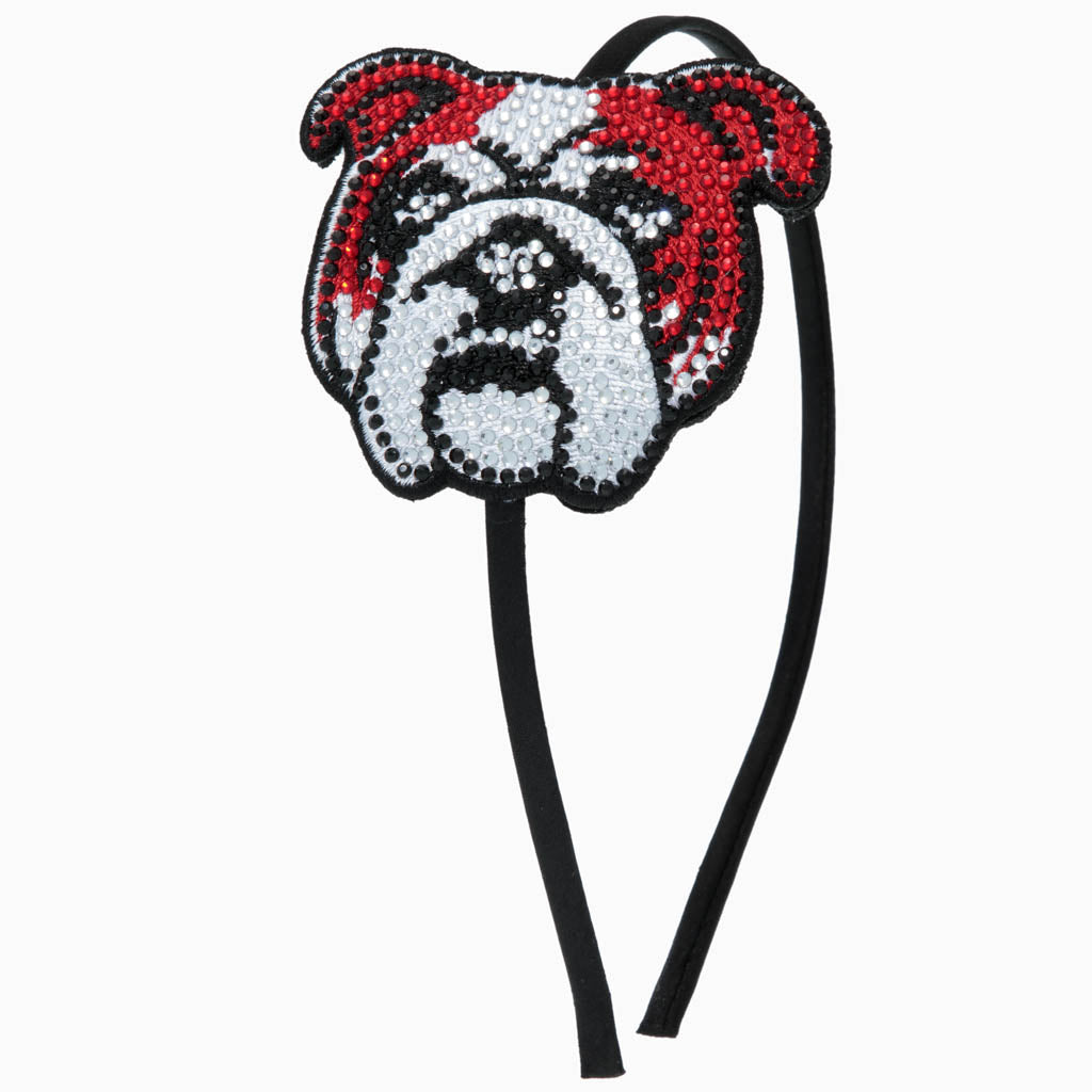 Rhinestone Bulldog Headband
