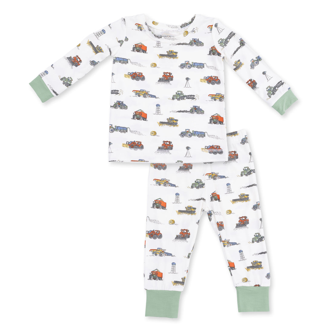 Long Sleeve Loungewear- Farm Machines