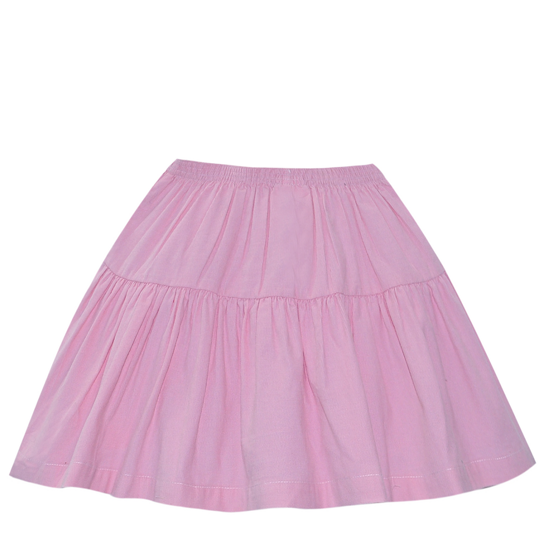 Daphne Skirt- Pink Cord