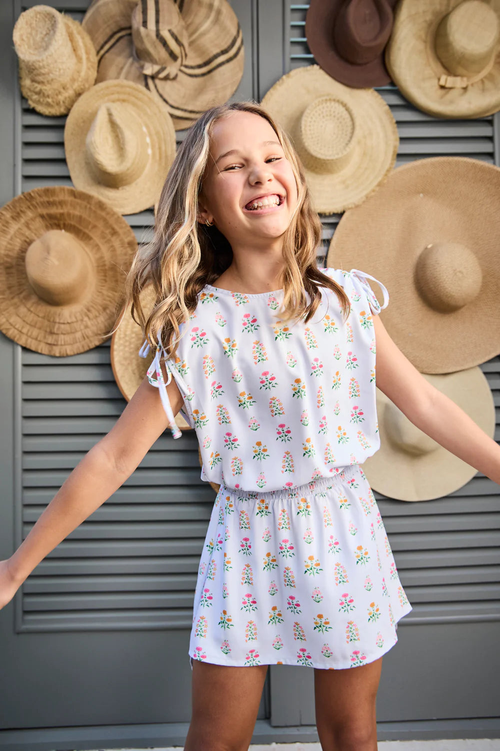 Helen Dress- Blue Color Block