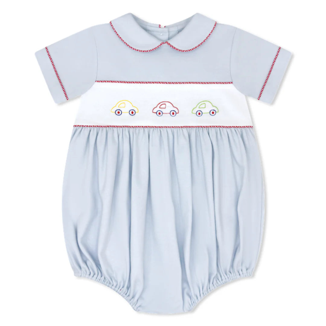 Carson Bubble- Bluffton Blue Knit, Cars