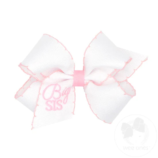 Big Sis Bow-  Pink King