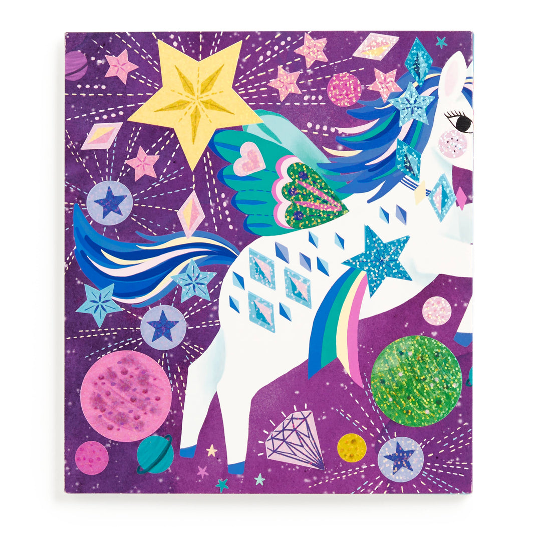Unicorn Magic Sticker Sparkle Poster Activity Kit