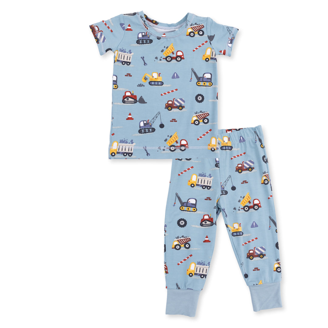 Short Sleeve Loungewear- Crayon Construction