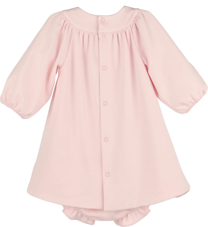 Warm Winter Home Waves Dress- Pink