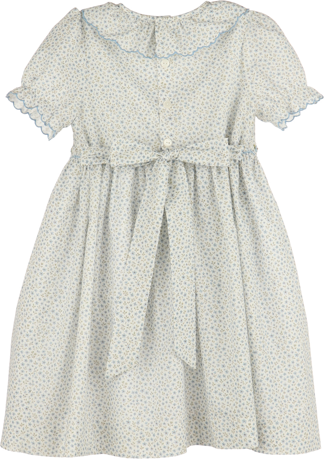 Forest Fairy Smock Dress- Blue