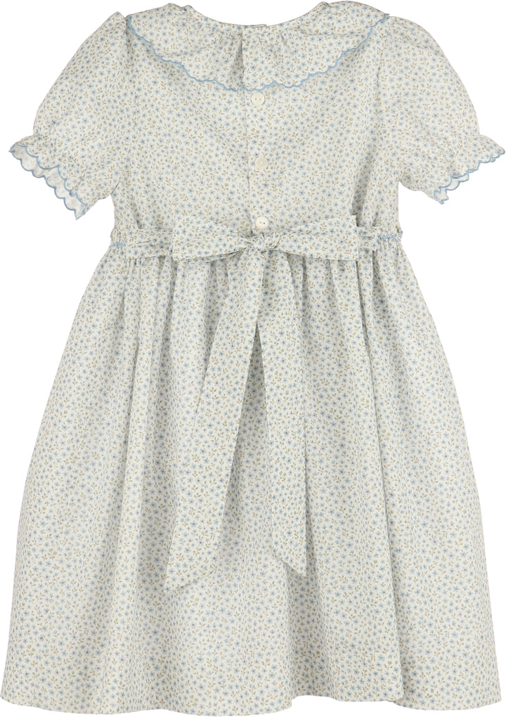 Forest Fairy Smock Dress- Blue