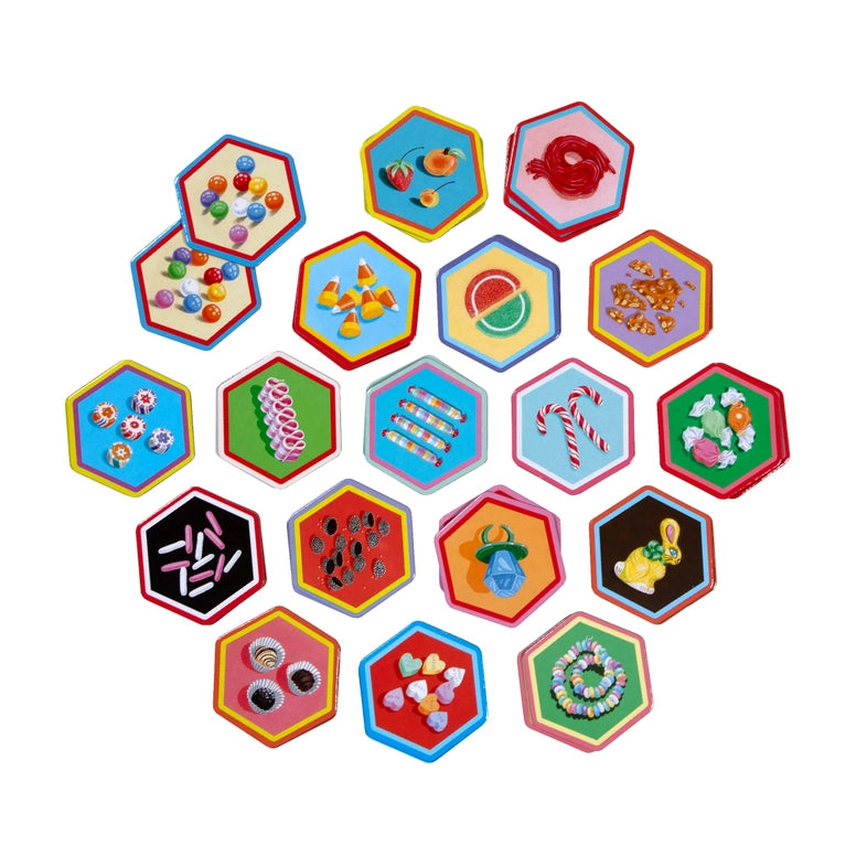 Candy Hexagon Memory Game