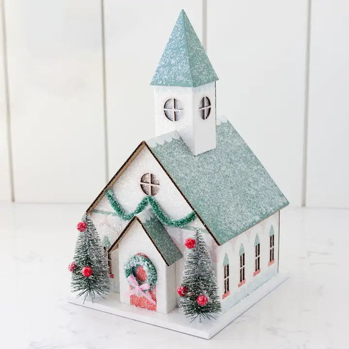 PRE ORDER Christmas Village Church