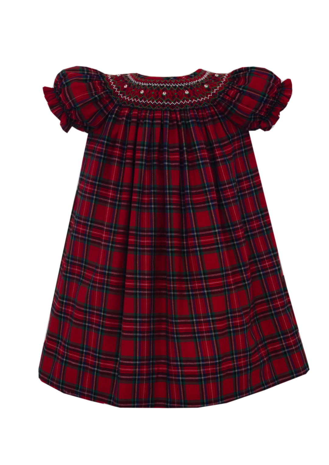 PRE ORDER Red Tartan Bishop Dress