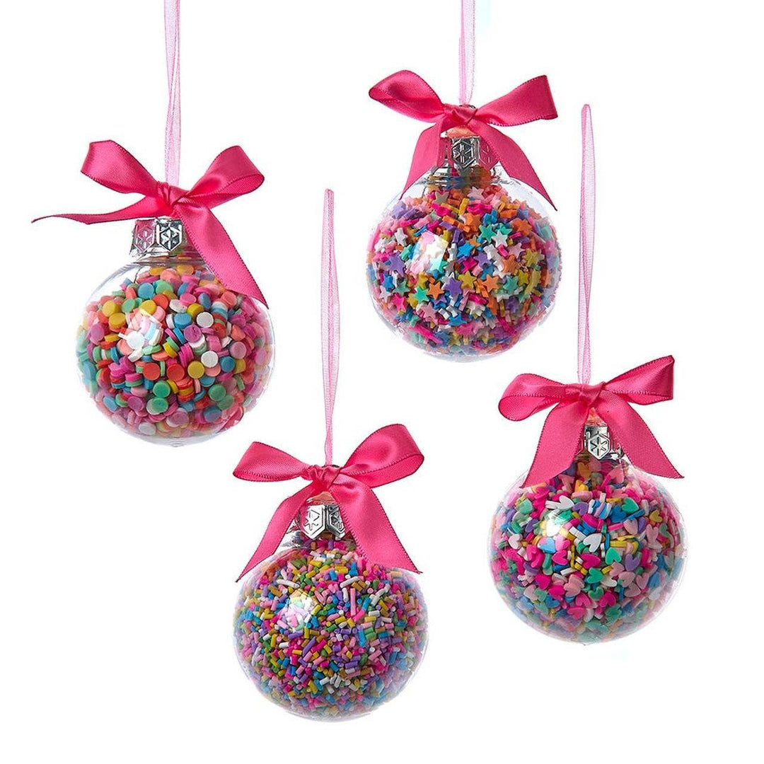 Bubblegum Balls W/ Sprinkles Ornament