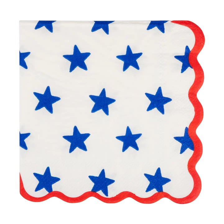 Stars and Stripes Cocktail Napkins