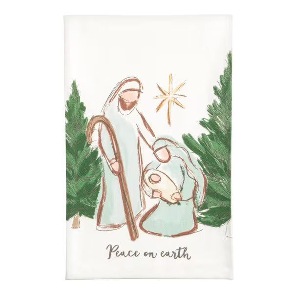 Nativity Poplin Towel