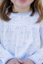 Lennon Dress- Blue Bows