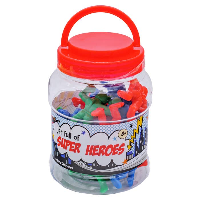 Toysmith Jar Full of Super Heroes
