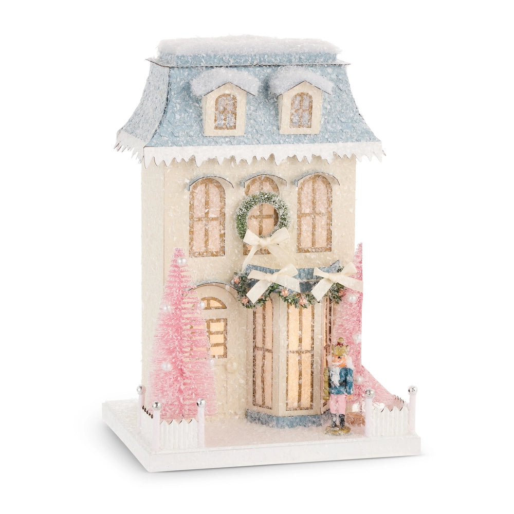 15" Lighted Nutcracker House