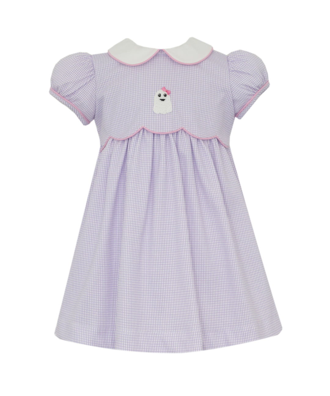 Purple Gingham Ghost Dress