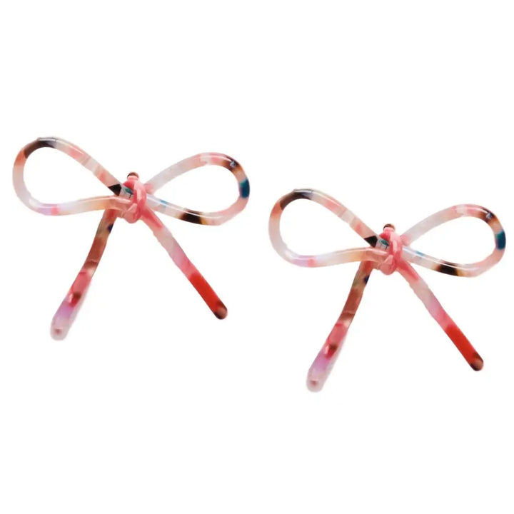 Statement Bow Earrings- Multi