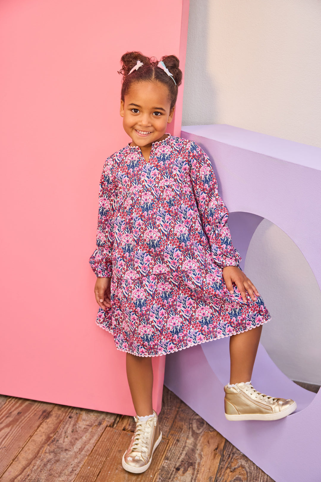 Postiano Dress- Foxcroft Winter Floral