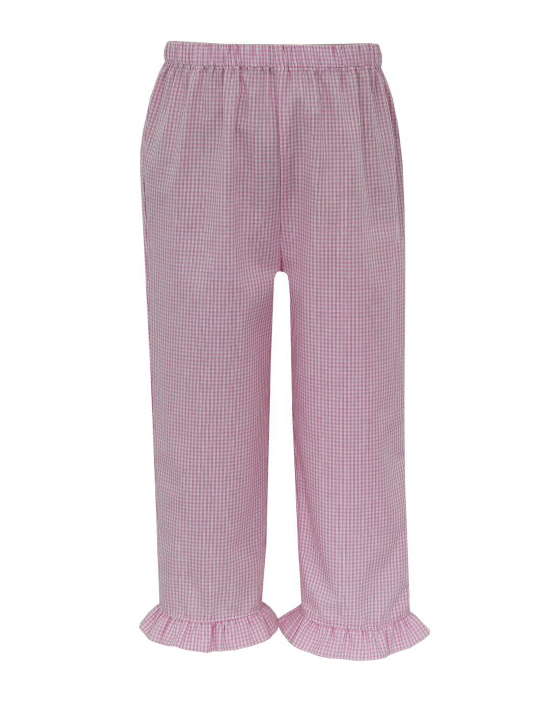 Pink gingham pants