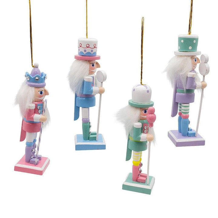 5" Wooden Candy Nutcracker Ornament