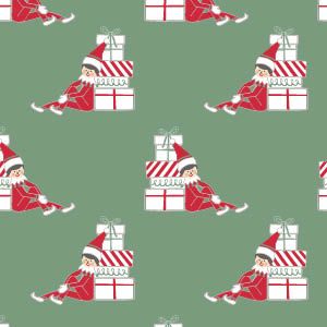 Beckett Hangout Pant- Santa's Helper