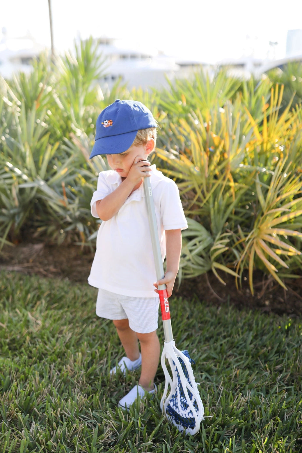 Kids Embroidered Hat- Sports