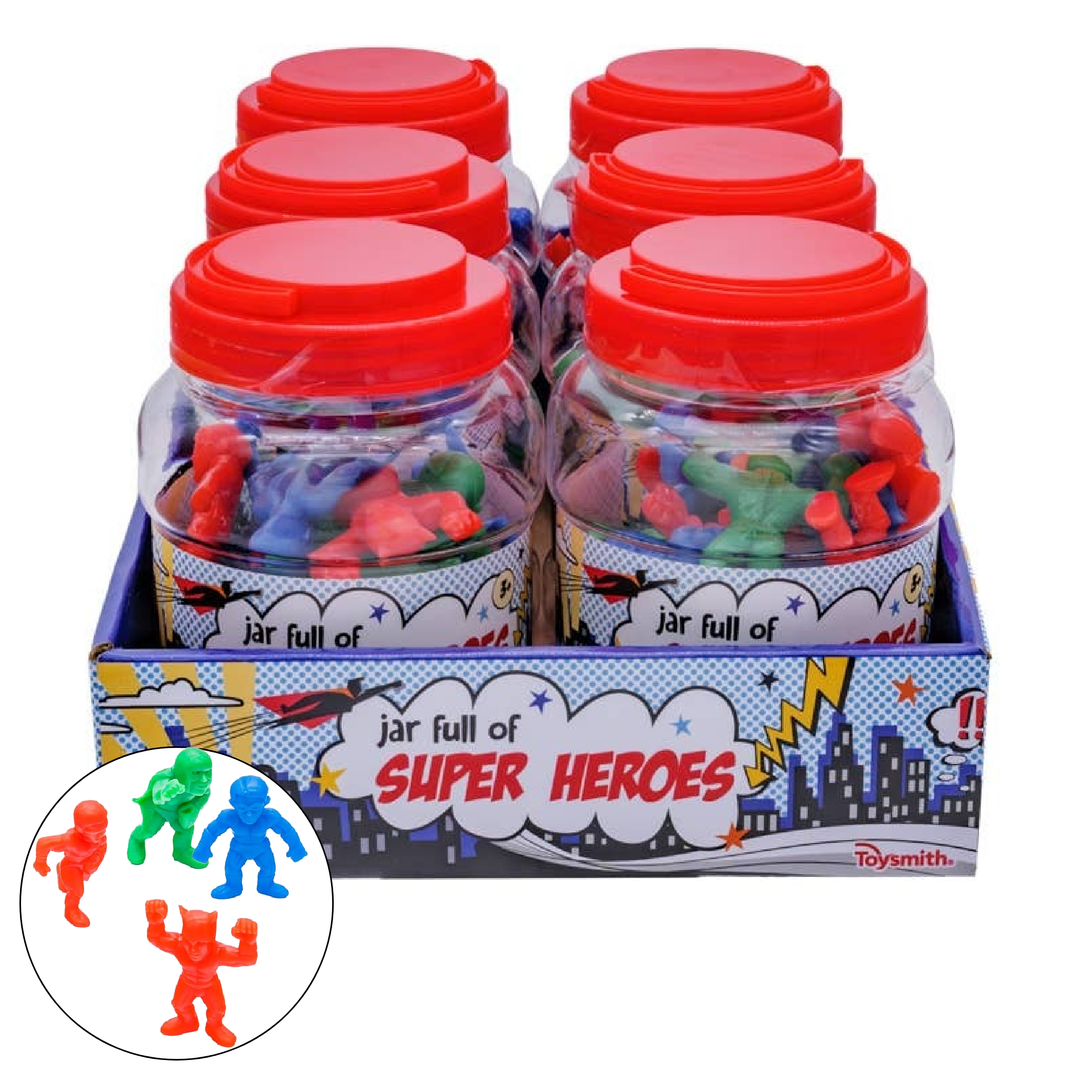 Toysmith Jar Full of Super Heroes