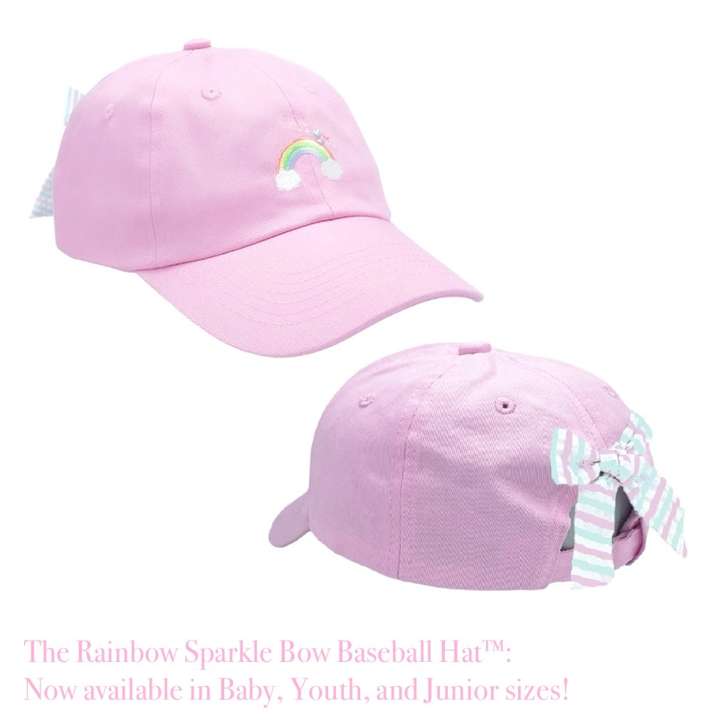 Kids Embroidered Hat- Rainbow Sparkle