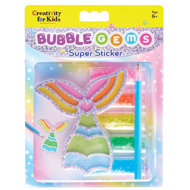 Bubble Gems Super Sticker Diamond Painting Kit- Mermaid