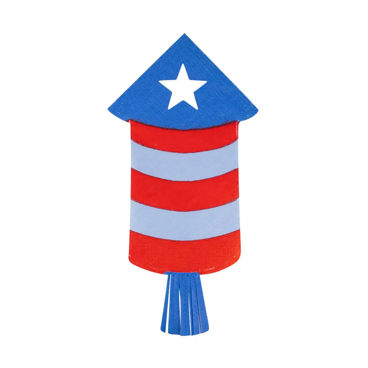 Firecracker Shaped Napkins