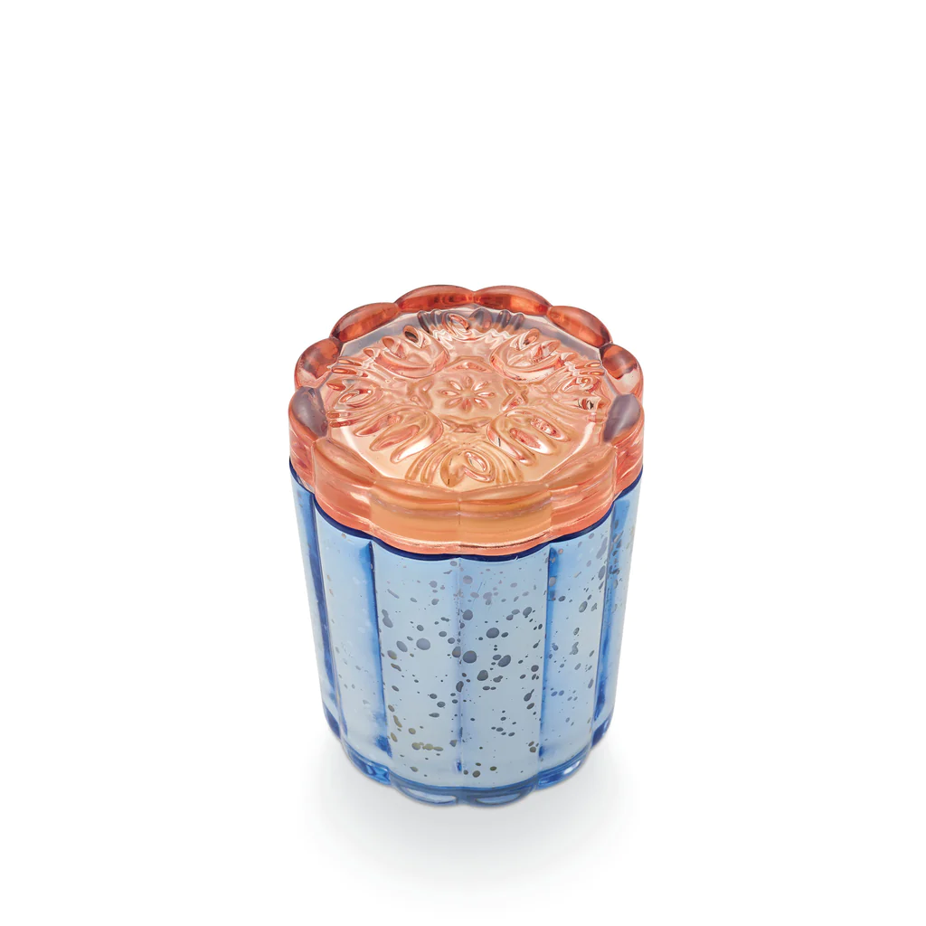 ILLUME® Blood Orange Dahlia Flourish Glass Candle– Illume Candles