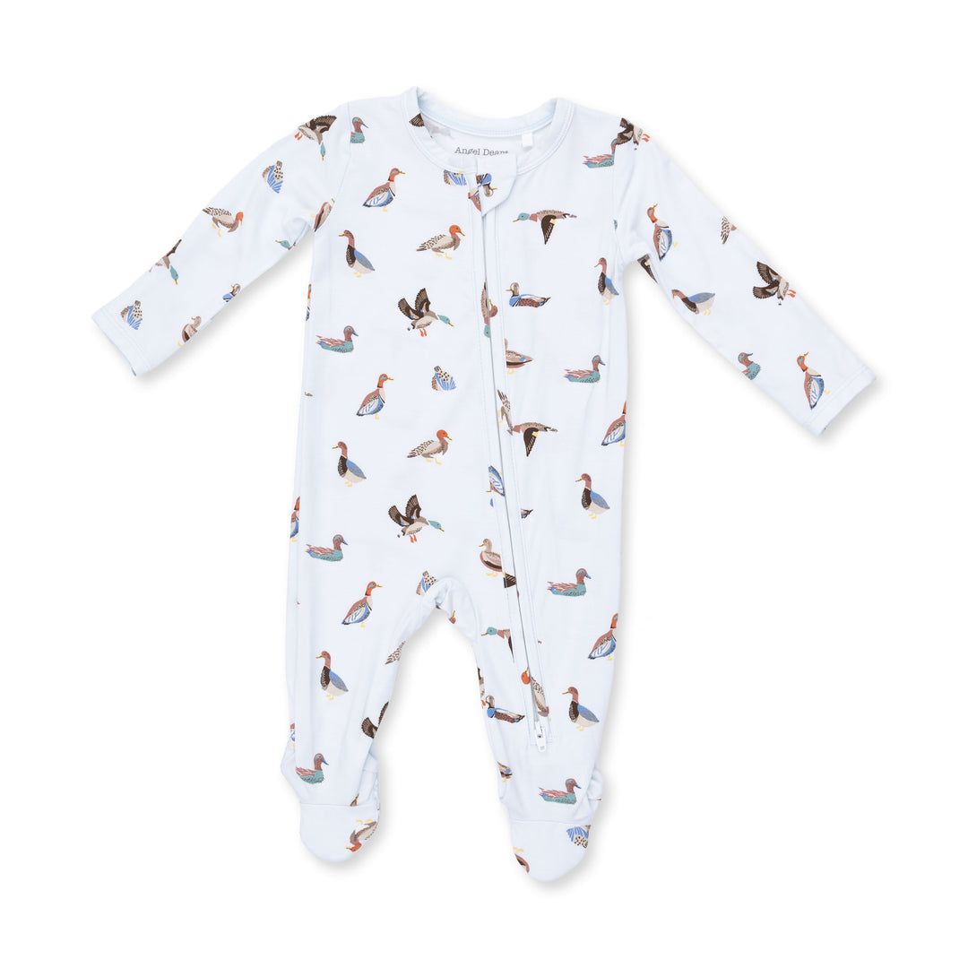 2-Way Zipper Footie- American Ducks