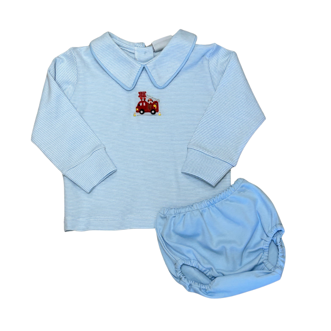 Squiggles Diaper Set- Firetruck