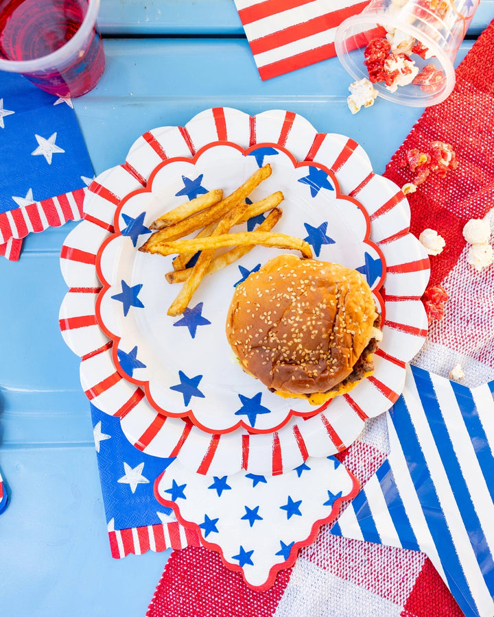 Stars and Stripes Cocktail Napkins