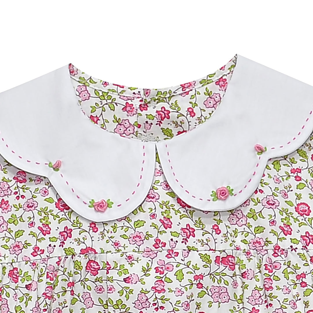 Presley Dress- Fuchsia Pink Flower
