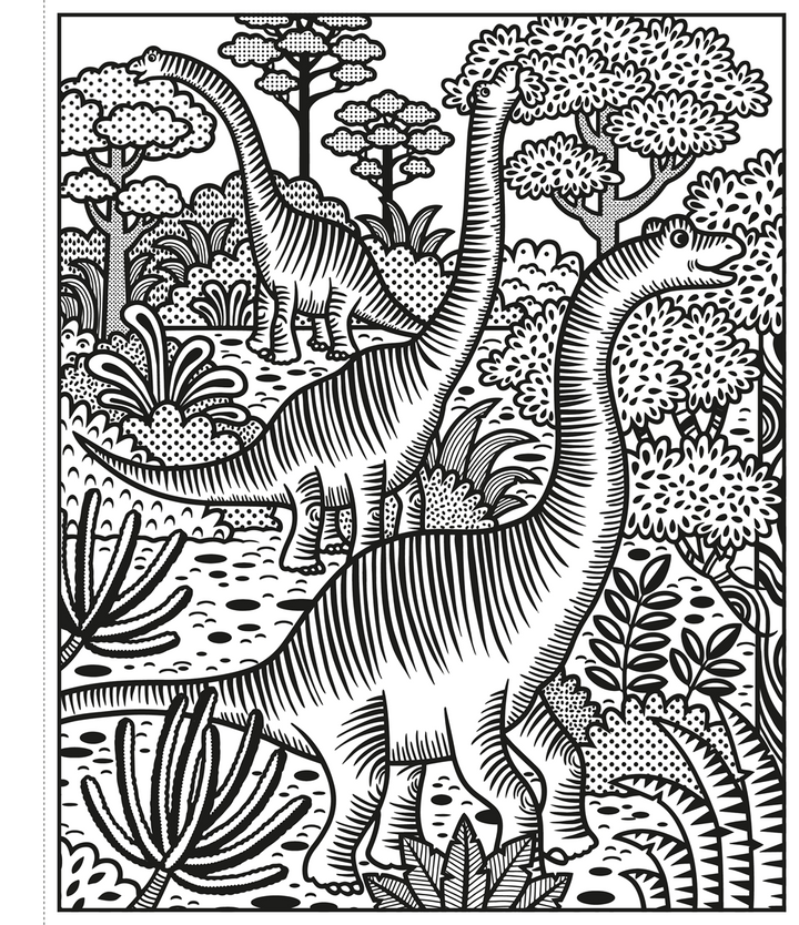 Dinosaurs Magic Painting Book : Usborne