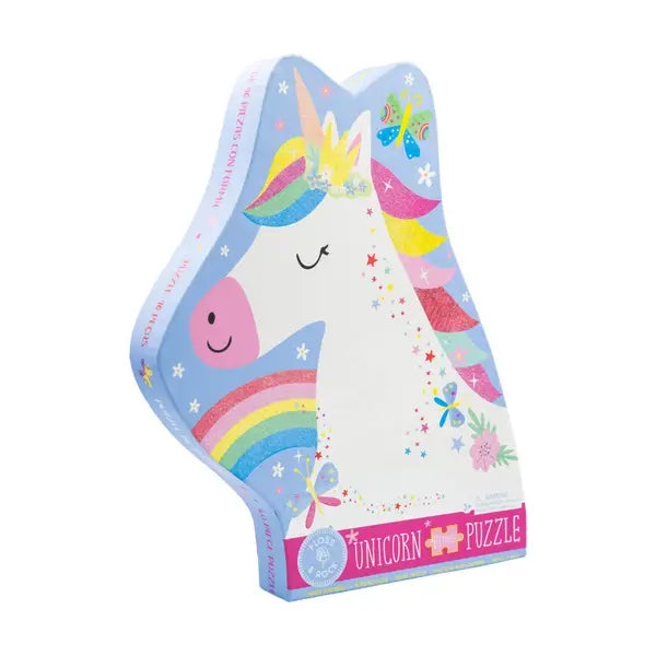 Rainbow Unicorn 40pc "Unicorn" Shaped Jigsaw