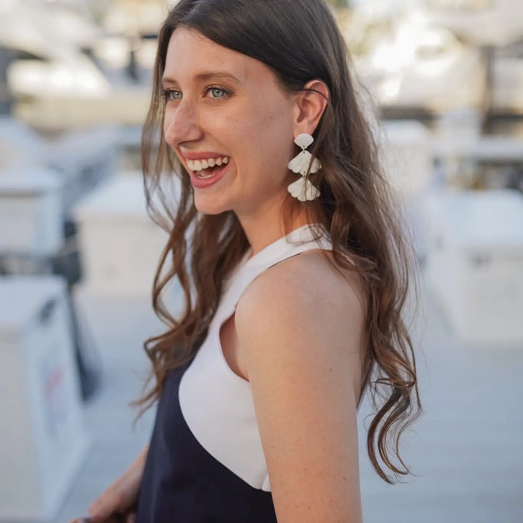 Mermaid Shell Statement Earrings
