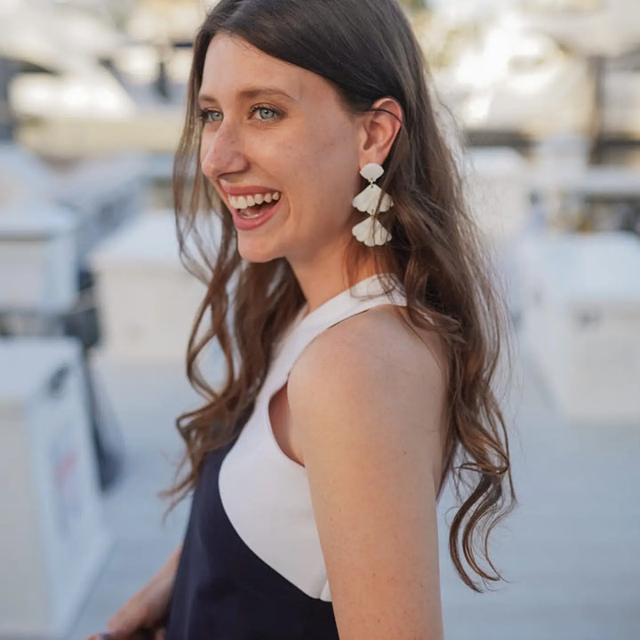 Mermaid Shell Statement Earrings